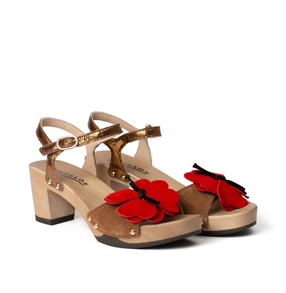 Softclox ROMANA Kaschmir/Crackle Touch whiskey/bronze (hazelnut) Sandalette