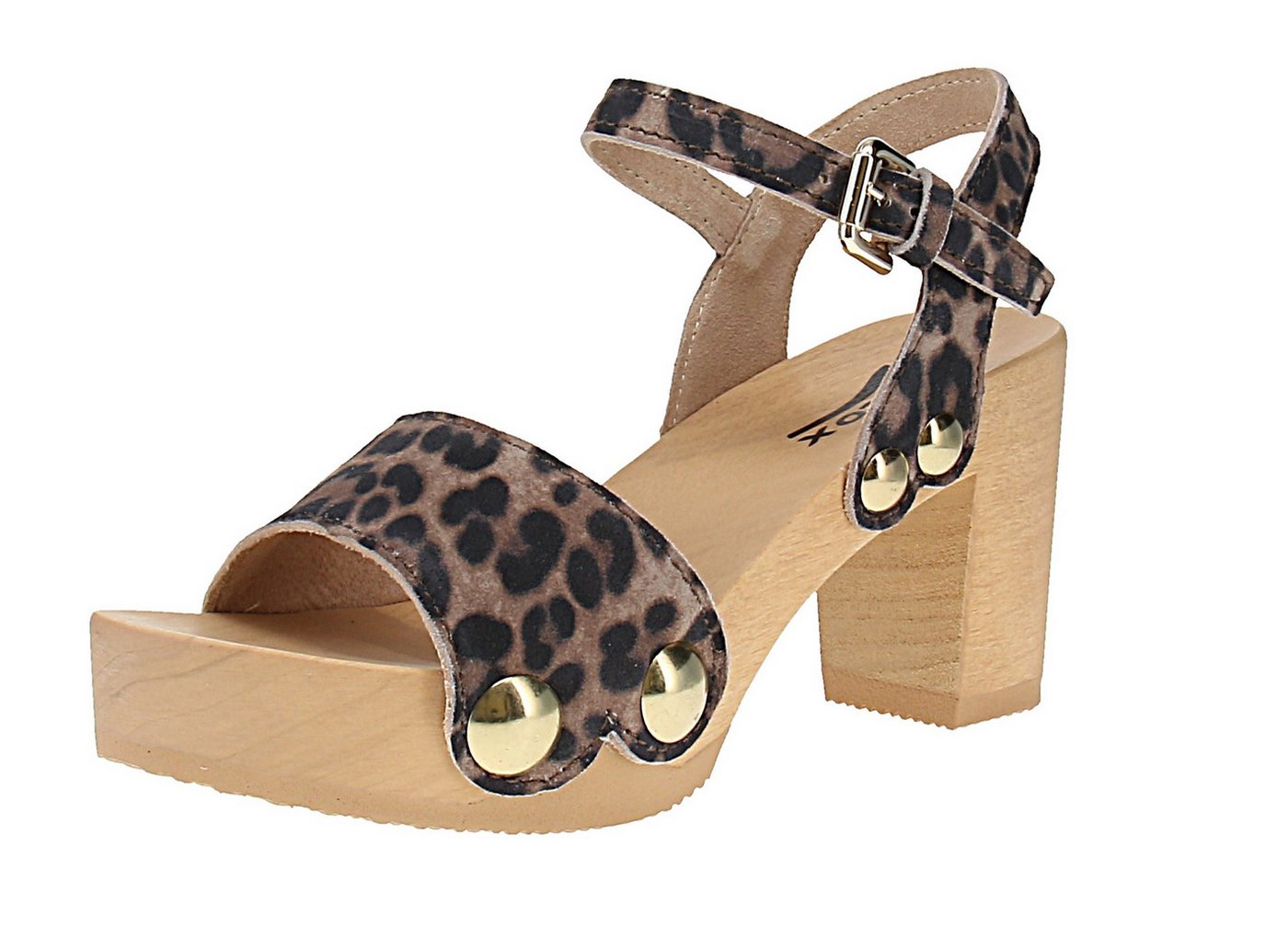 Softclox S3337 Eilyn Leolook - Damen Sandalette - 06-Taupe Sandale