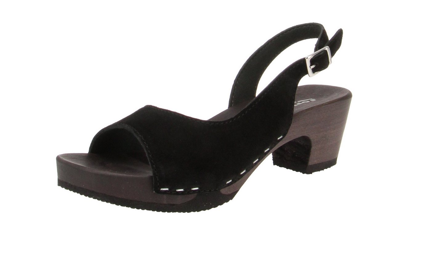 Softclox S3575 Konny Kaschmir - Damen Schuhe Sandaletten - 07-Schwarz Sandale