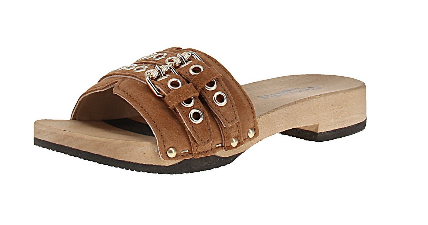 Softclox S3664 Benita Kaschmir - Damen Pantolette - 01-Whiskey Sandale