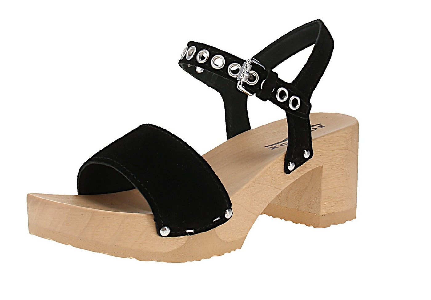 Softclox S3665 Helmina Kaschmir - Damen Sandalette - 04-Schwarz Sandale