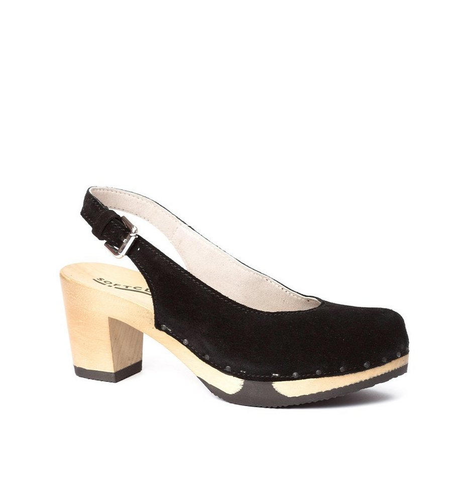 Softclox VICKI Kaschmir schwarz (hazelnut) Sandalette