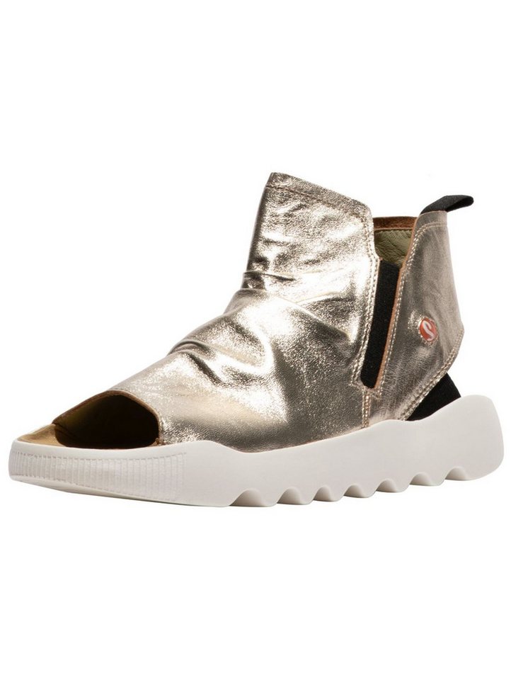 Softinos Sandalen Leder/Textil Schaftsandalette