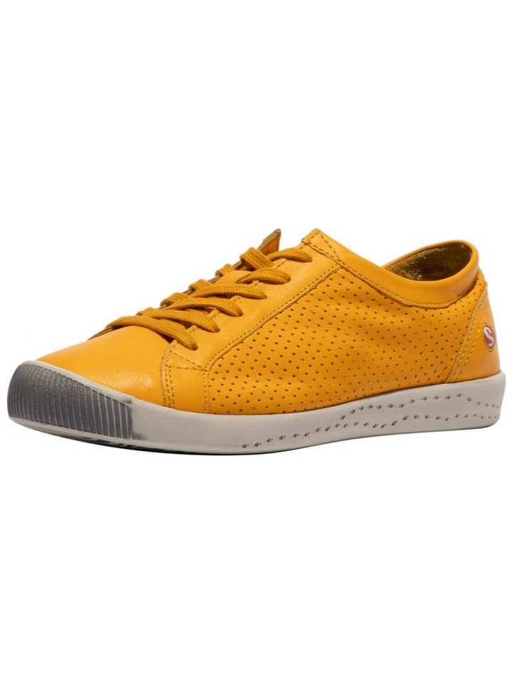 Softinos Sneaker Glattleder Sneaker (Mustard)