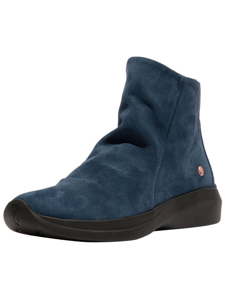Softinos Stiefelette Leder Stiefelette (blau)