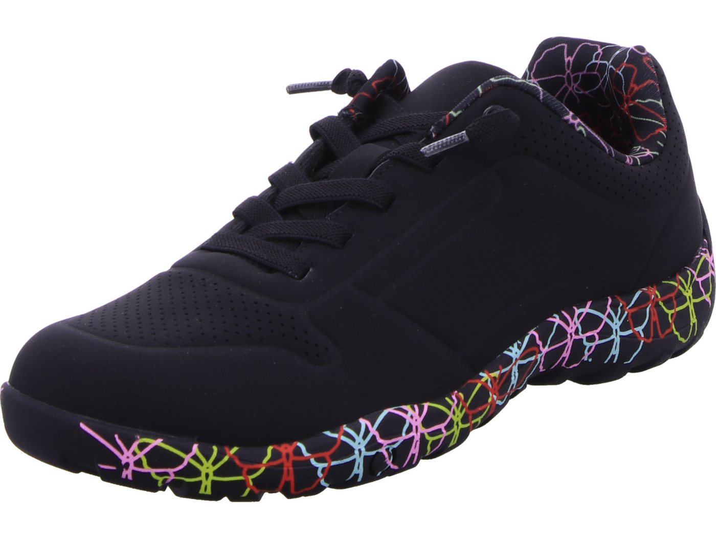 Softrelax Slip-On Sneaker 100% vegan (schwarz)