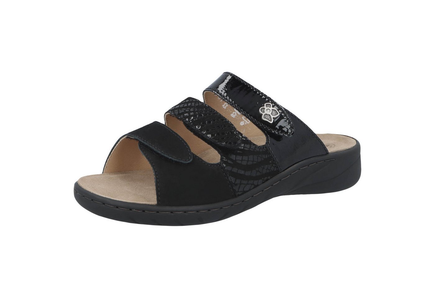 Solidus Erwachsene Solidus Wellness Spezial Pantol Hausschuh (schwarz)