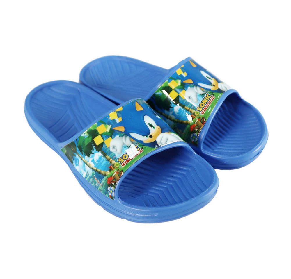 Sonic The Hedgehog Kinder Jungen Sandalen Badeschuhe Gr. 25 bis 34 Sandale