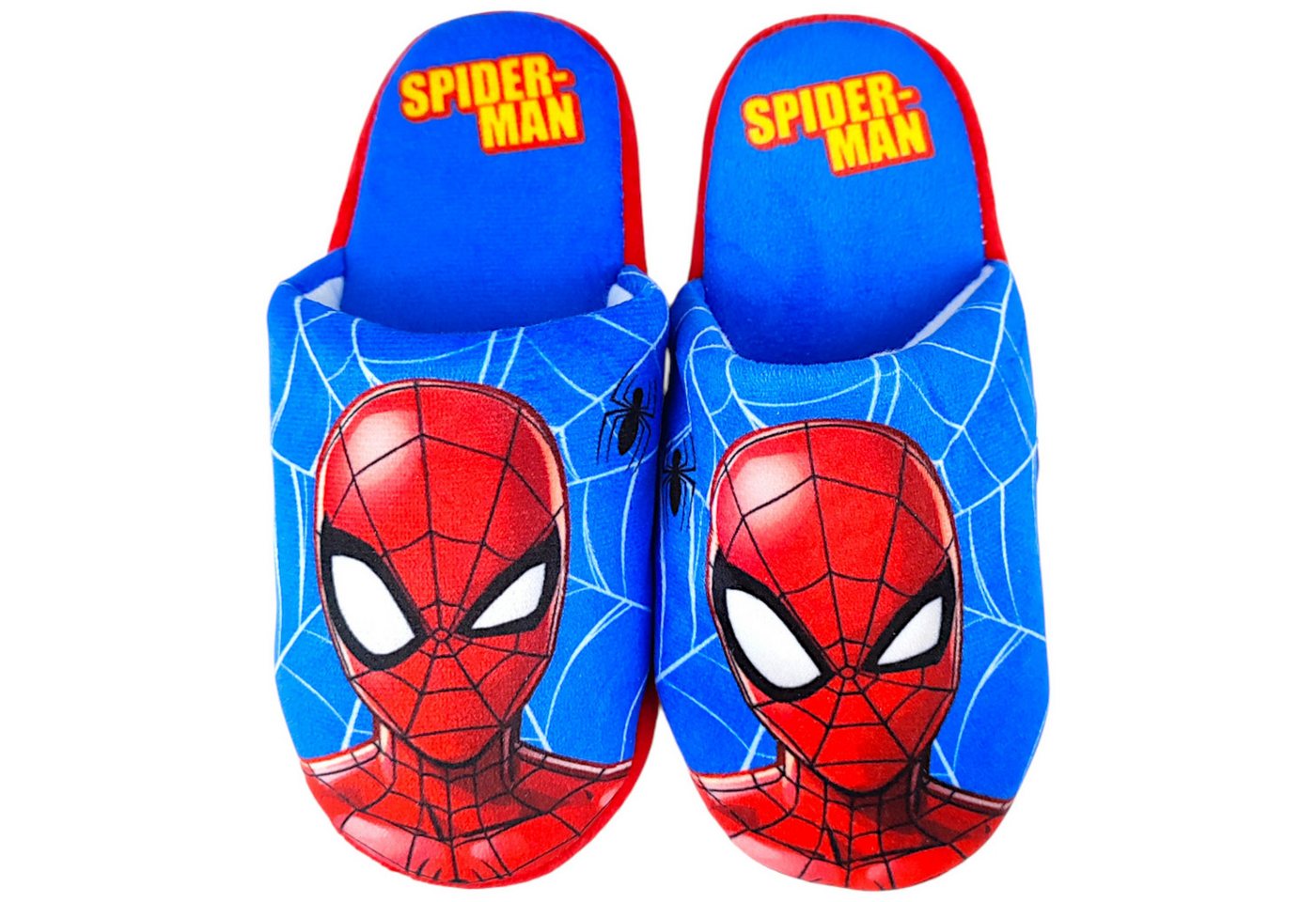 Spiderman Marvel Hausschuh Jungen Slipper Pantoffeln Gr. 28-34