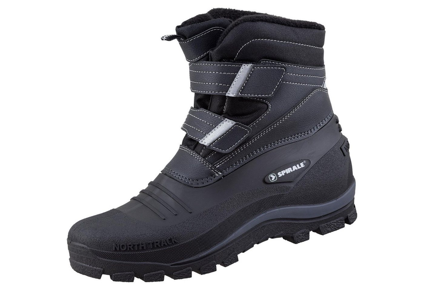 Spirale Nora Klettstiefel schwarz Gummistiefel