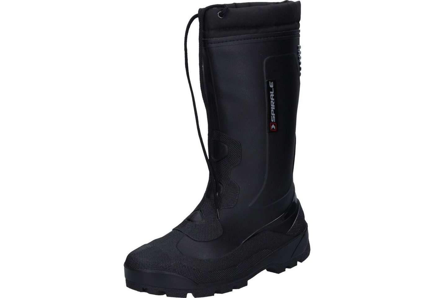 Spirale Nora Ötz Stiefel gefüttert schwarz Gummistiefel