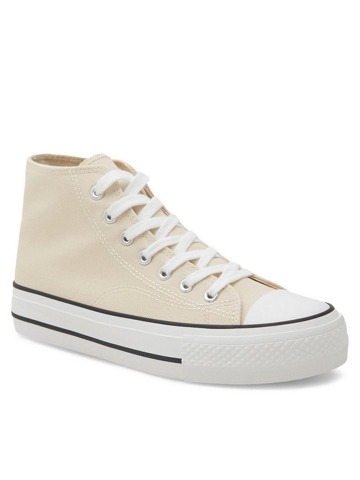 sprandi Sneakers aus Stoff Damen WP40-21204LYY Beige Sneaker