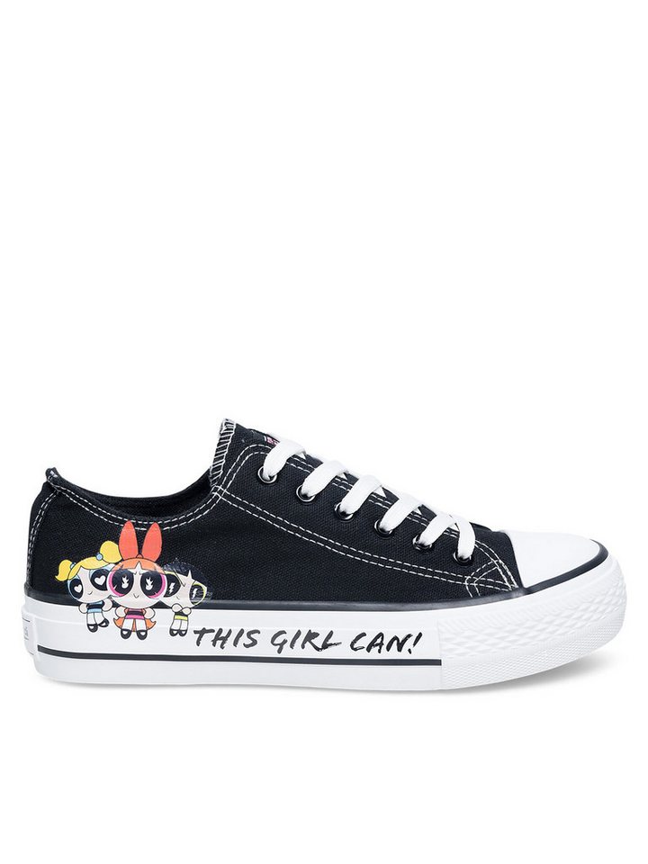 sprandi Sneakers aus Stoff SS24-154PPG Schwarz Sneaker