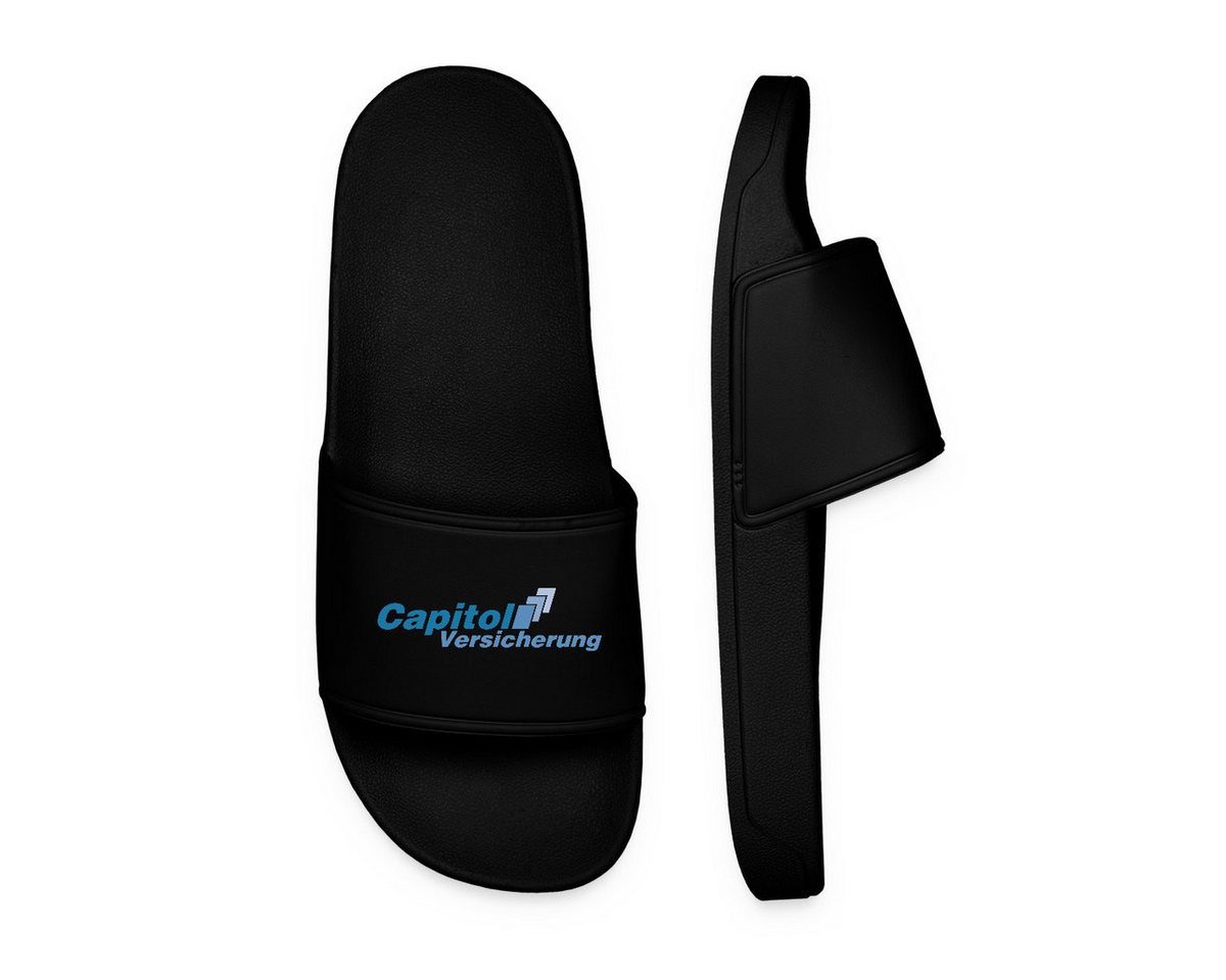 Spreadshirt Stromberg Logo Capitol Versicherung Badelatschen Herren Badeschuh