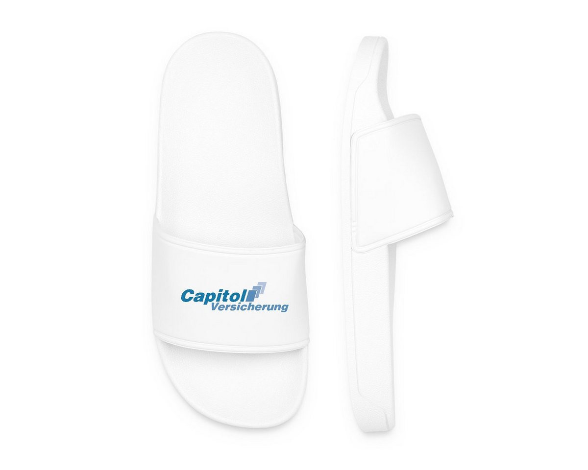 Spreadshirt Stromberg Logo Capitol Versicherung Badelatschen Herren Badeschuh