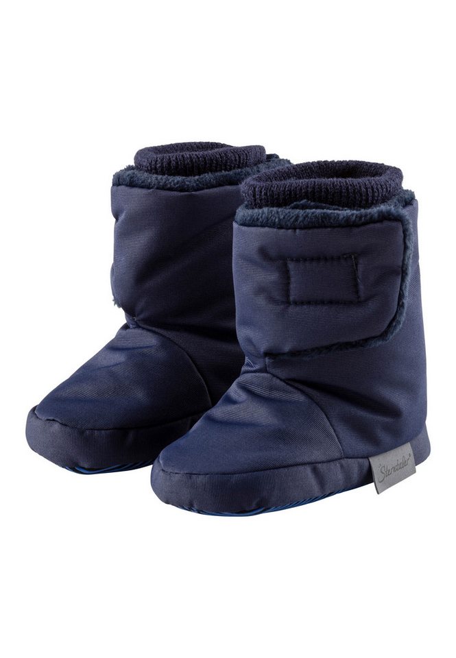 Sterntaler® Baby Schuhe uni Outdoorschuh (1-tlg) Wasserabweisender Stiefel mit rutschfester Sohle und Teddy-Futter.