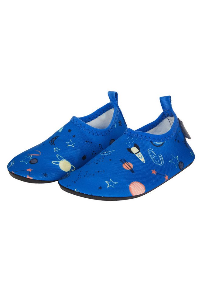 Sterntaler® Badeschuhe Weltraum Badeschuh (1-tlg) angenehm zu tragen, flexible rutschfeste Sohle, schnelltrocknend