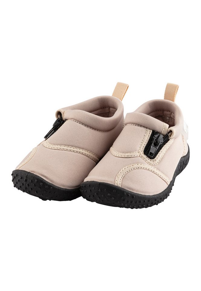 Sterntaler® Badeschuhe Zipper Badeschuh (1-tlg) angenehm zu tragen, Reißverschluss, rutschfeste ergonomische Sohle (beige)