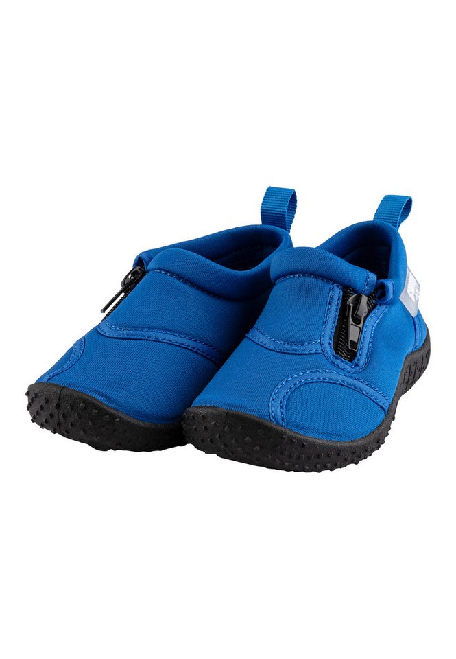 Sterntaler® Badeschuhe Zipper Badeschuh (1-tlg) angenehm zu tragen, Reißverschluss, rutschfeste ergonomische Sohle (blau)