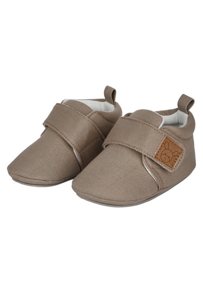 Sterntaler® Krabelschuhe uni Krabbelschuh (1-tlg) Krabbelschuhe Baby mit Klettverschluss und Anti-Rutsch-Sohle