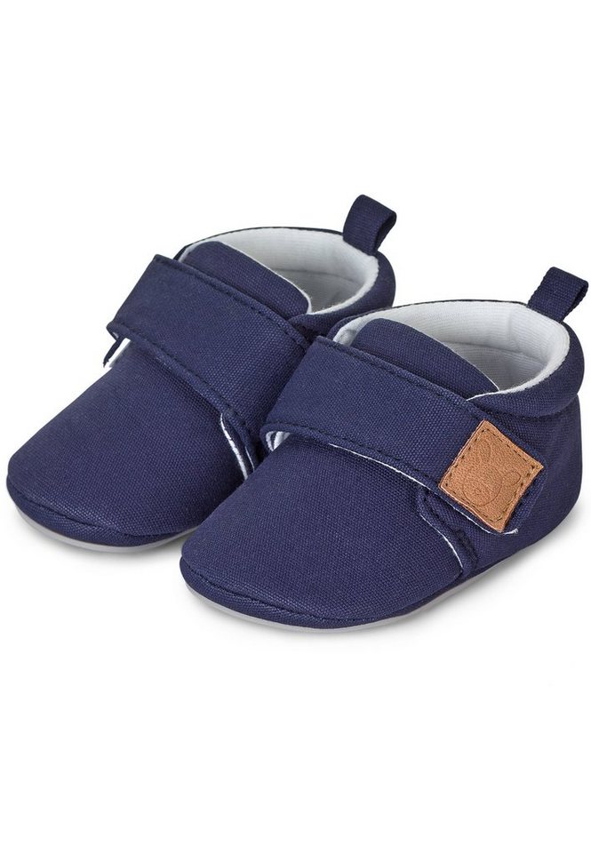 Sterntaler® Krabelschuhe uni Krabbelschuh (1-tlg) Krabbelschuhe Baby mit Klettverschluss und Anti-Rutsch-Sohle