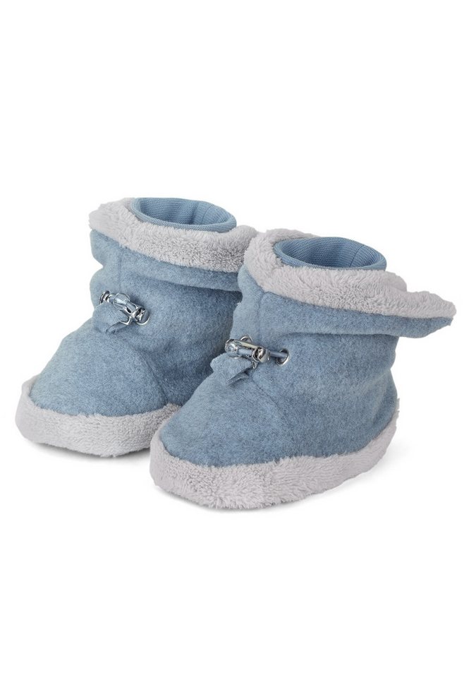 Sterntaler® Baby Stiefel Outdoorschuh (1-tlg) Microfleece Baby-Stiefel, Teddy-Futter, Kordelstopper, rutschfest