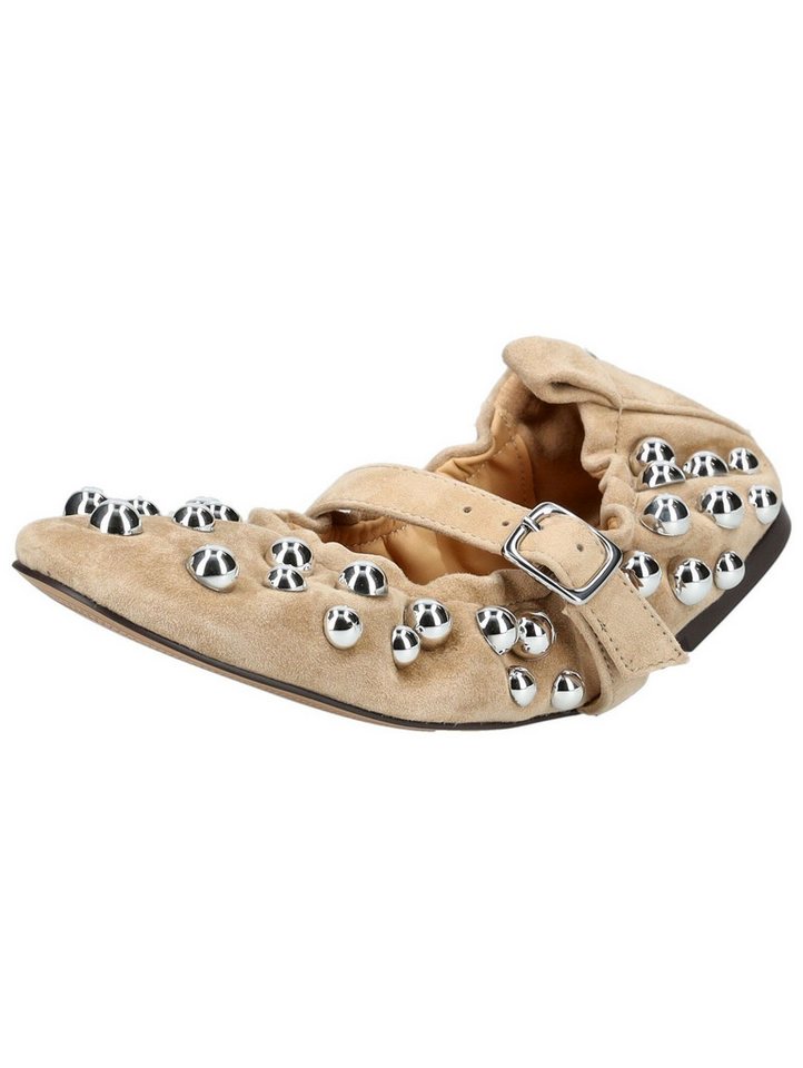 Steve Madden Ballerinas Leder Riemchenballerina (braun)