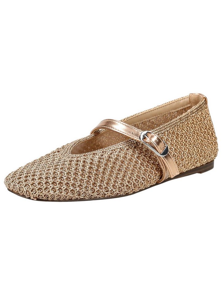 Steve Madden Ballerinas Textil Riemchenballerina (gold)