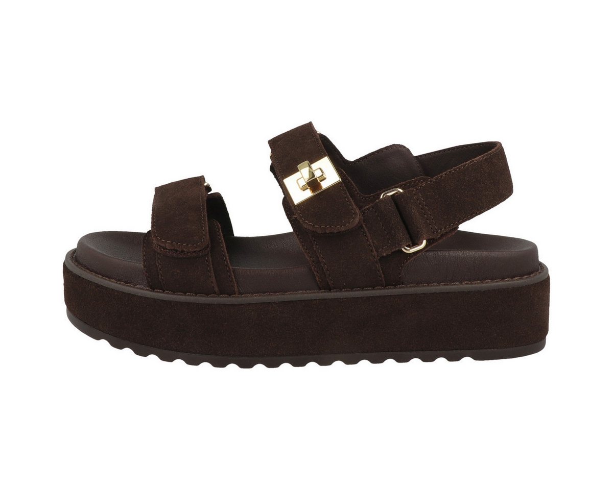 Steve Madden Bigmona Damen Sandale Sandaletten, Sommerschuhe, Badeschuhe, Riemchen, Schlappen (braun)