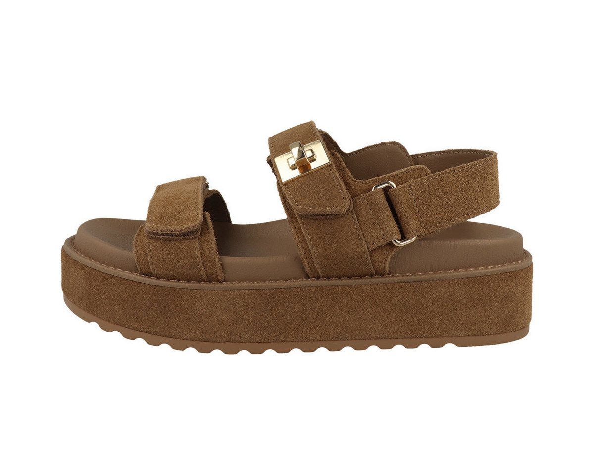 Steve Madden Bigmona Damen Sandale Sandaletten, Sommerschuhe, Badeschuhe, Riemchen, Schlappen (braun)