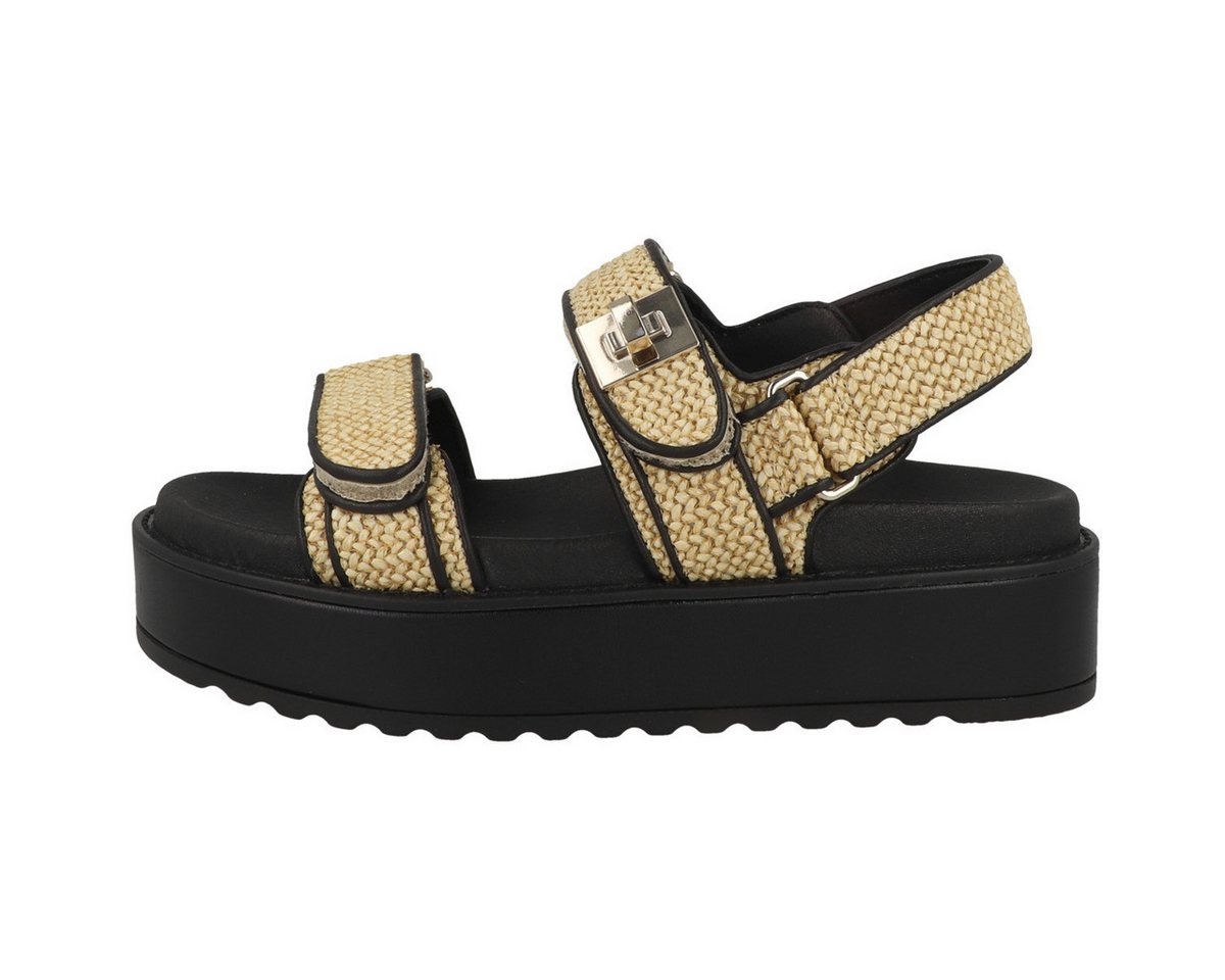 Steve Madden Bigmona Damen Sandale Sandaletten, Sommerschuhe, Badeschuhe, Riemchen, Schlappen (schwarz)