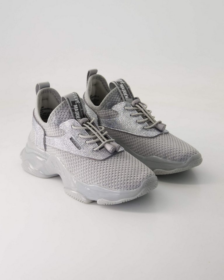 Steve Madden Match-R Slip-On Sneaker Obermaterial: Textil und Sonstiges Material (silber)