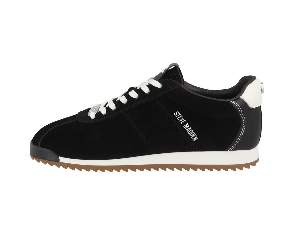 Steve Madden Mirage-Sm Damen Sneaker Turnschuhe, Sportschuhe, Freizeitschuhe, Halbschuhe, Schnürschuhe (schwarz)