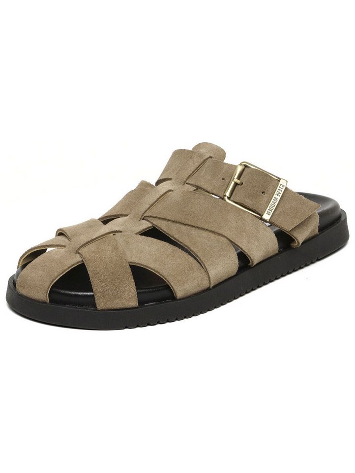 Steve Madden Pantoletten Leder Pantolette (grün)