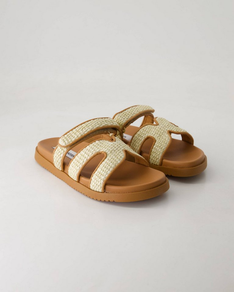 Steve Madden Missile Pantolette Obermaterial: Textil und Sonstiges Material (beige/braun)