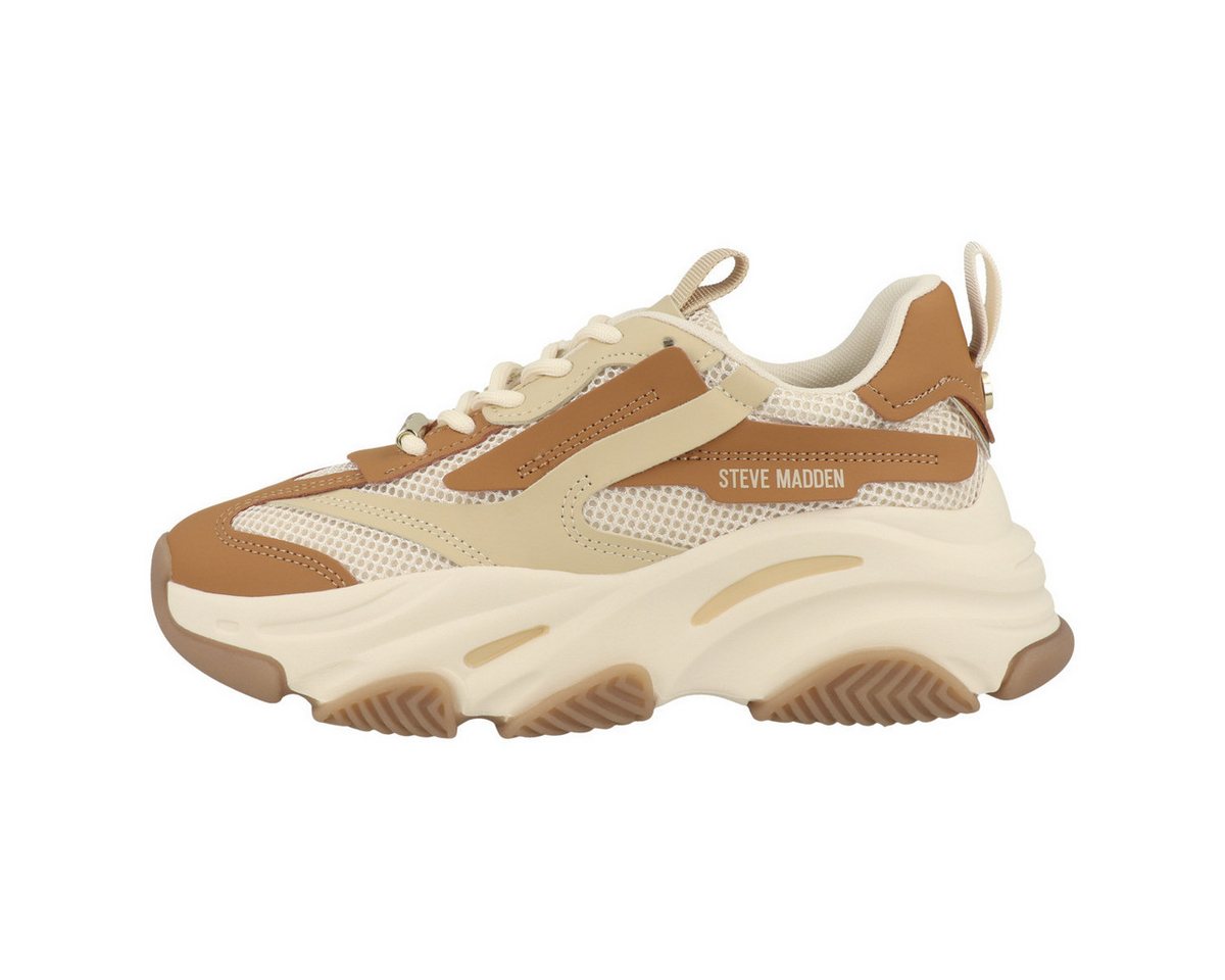Steve Madden Possession-E Damen Sneaker Turnschuhe, Sportschuhe, Freizeitschuhe, Halbschuhe, Schnürschuhe