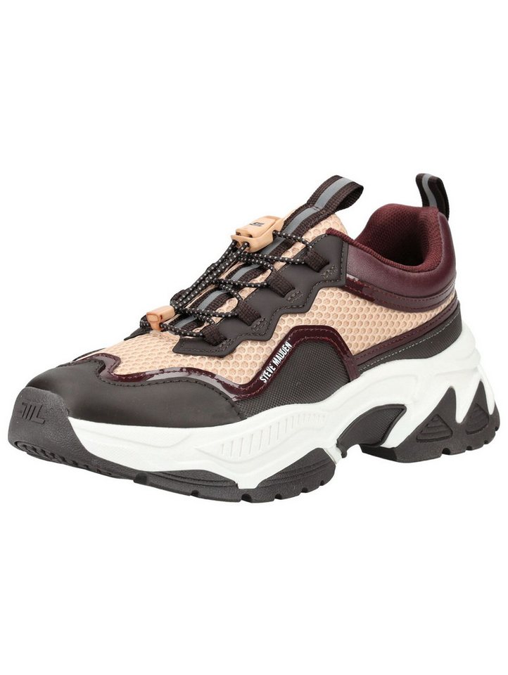 Steve Madden Sneaker Lederimitat/Textil Sneaker (braun/rot)