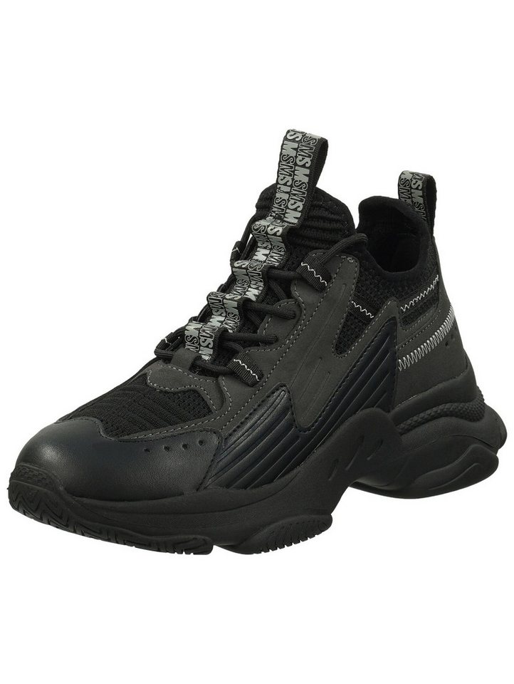 Steve Madden Sneaker Lederimitat/Textil Sneaker (schwarz)