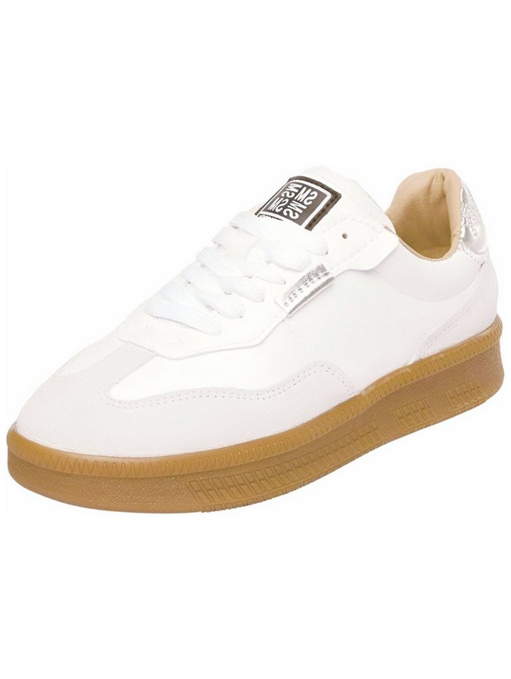 Steve Madden Sneaker Veloursleder Sneaker (silber/weiß)