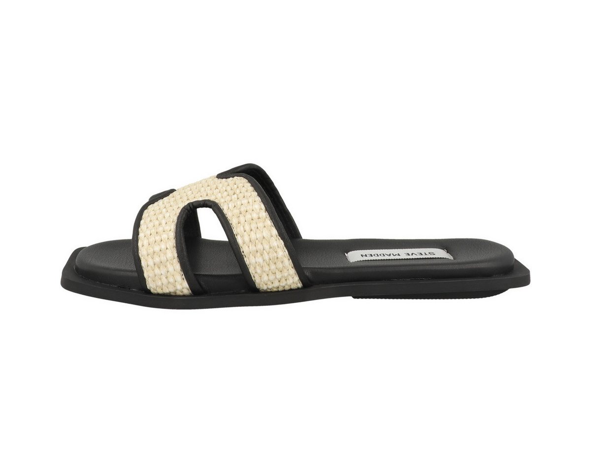 Steve Madden Sofia Damen Sandale Sandaletten, Sommerschuhe, Badeschuhe, Riemchen, Schlappen (schwarz)