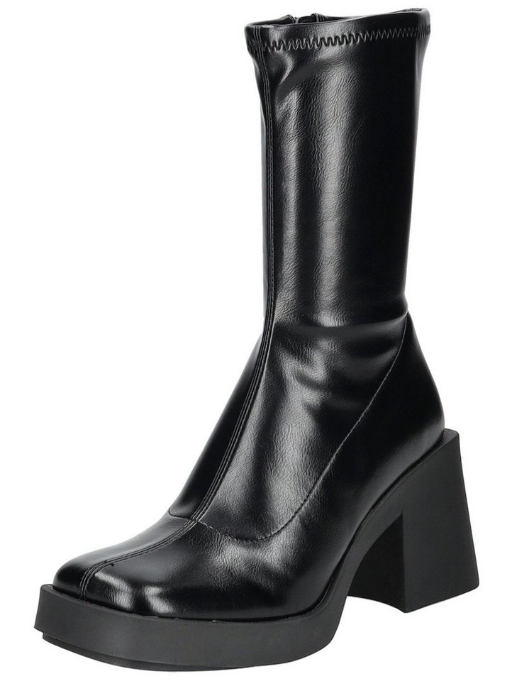 Steve Madden Stiefel Lederimitat High-Heel-Stiefel (schwarz)