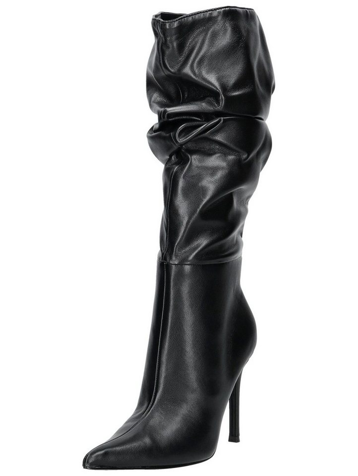 Steve Madden Stiefel Lederimitat High-Heel-Stiefel (schwarz)