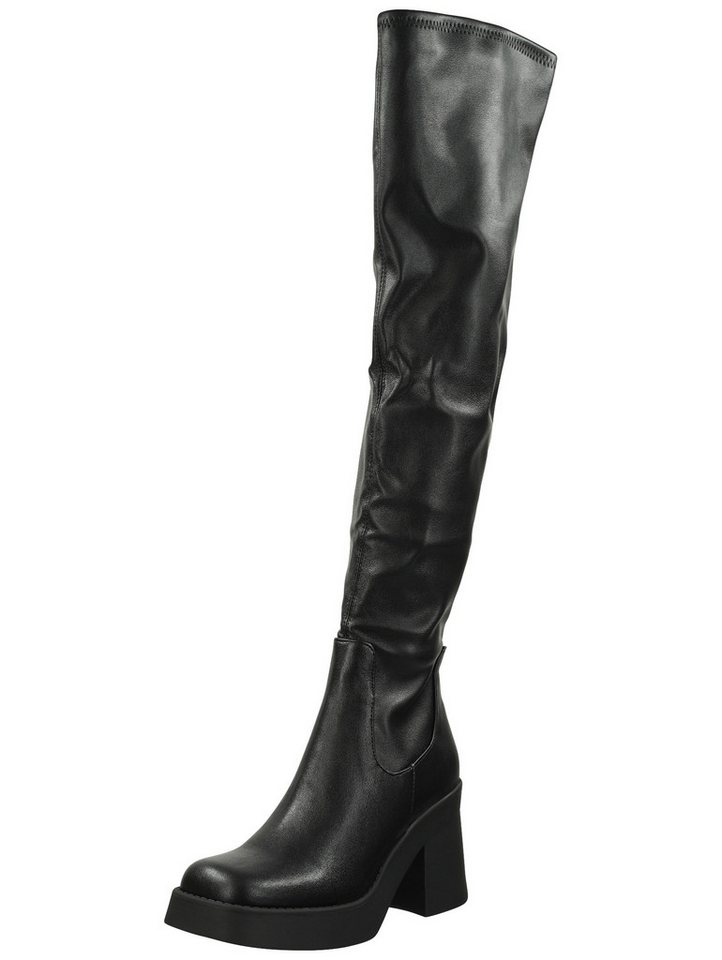 Steve Madden Stiefel Lederimitat Overkneestiefel (schwarz)