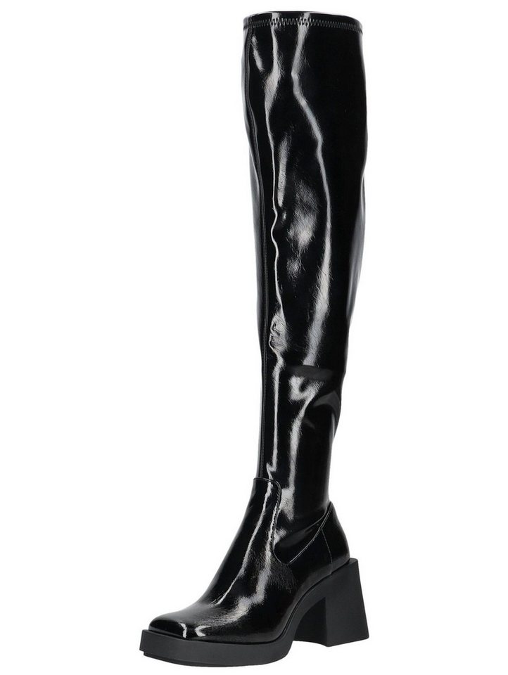 Steve Madden Stiefel Lederimitat Overkneestiefel (schwarz)