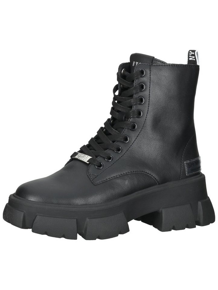 Steve Madden Stiefelette Leder Schnürstiefelette (schwarz)