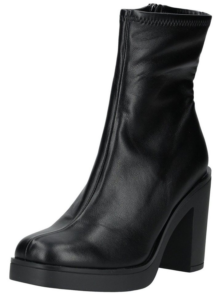 Steve Madden Stiefelette Lederimitat High-Heel-Stiefelette (schwarz)