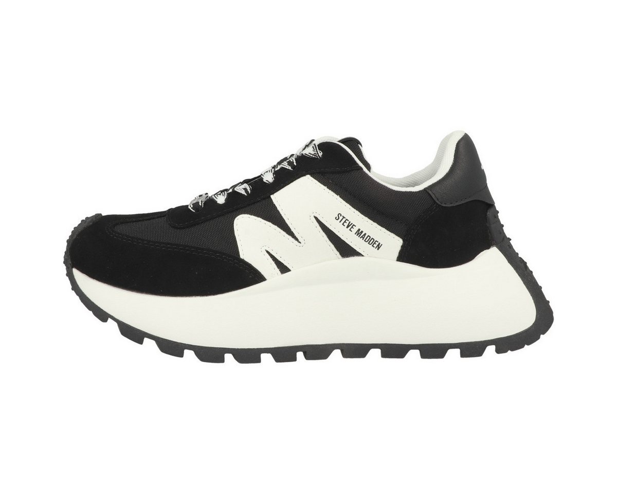 Steve Madden Supercampo Damen Sneaker Turnschuhe, Sportschuhe, Freizeitschuhe, Halbschuhe, Schnürschuhe