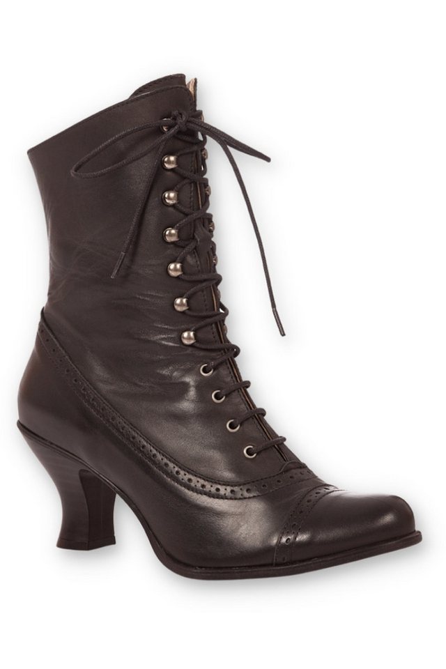 Stockerpoint Trachtenstiefel Damen - 4490 - schwarz Stiefelette