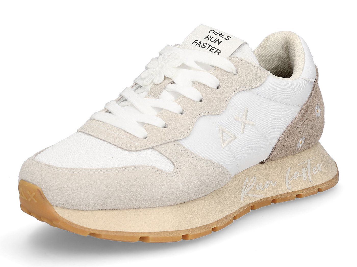 SUN 68 Sun68 Damen Sneaker Ally Vintage weiß taupe Sneaker