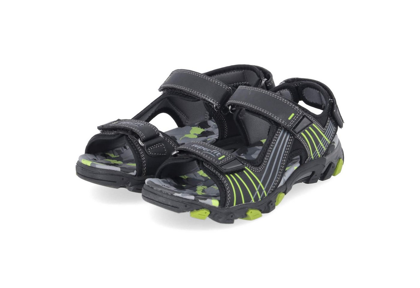 Superfit 0-800100-0100 Jungen Textil & Synthetik schwarz Sandalette